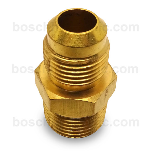 BRASS NPT M -08 X SAE 45 M -06