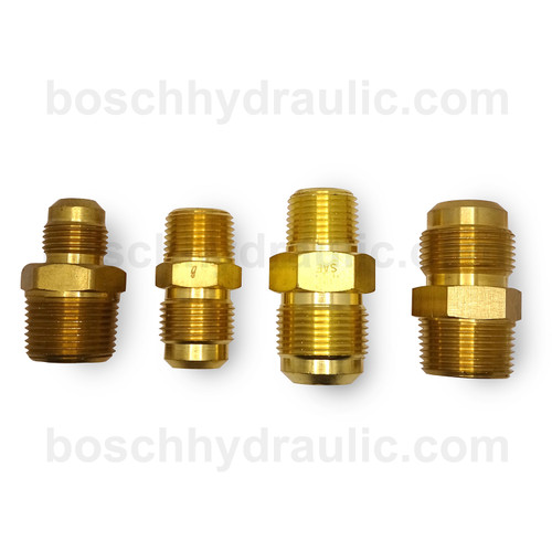 BRASS NPT M -08 X SAE 45 M -10