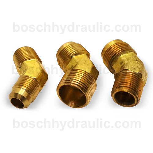 BRASS NPT M -08 X SAE 45 M -06; 45° ELBOW