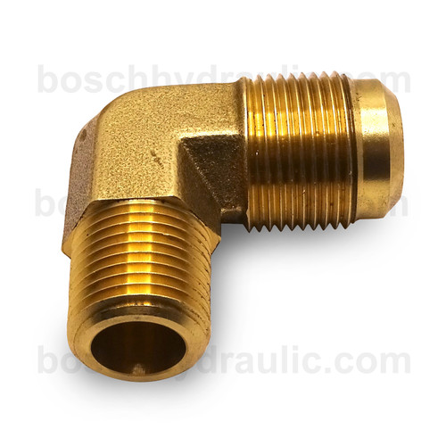 BRASS NPT M -08 X SAE 45 M -06; 90° ELBOW