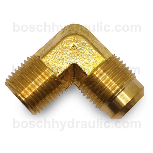 BRASS NPT M -08 X SAE 45 M -10; 90° ELBOW