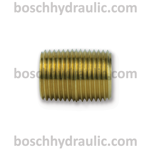 Brass NPT -08 X NPT -08 Close Nipple