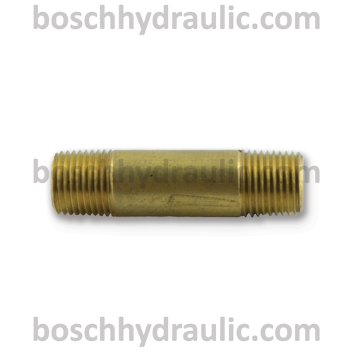 Brass NPT -02 X NPT -02 Long Nipple; 1.5 in