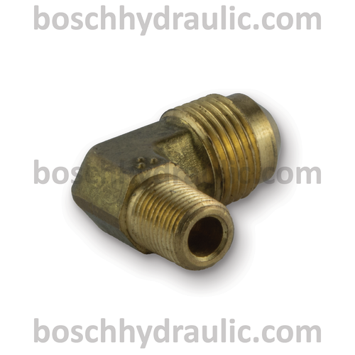 BRASS NPT M -02 X SAE 45 M -06; 90° ELBOW