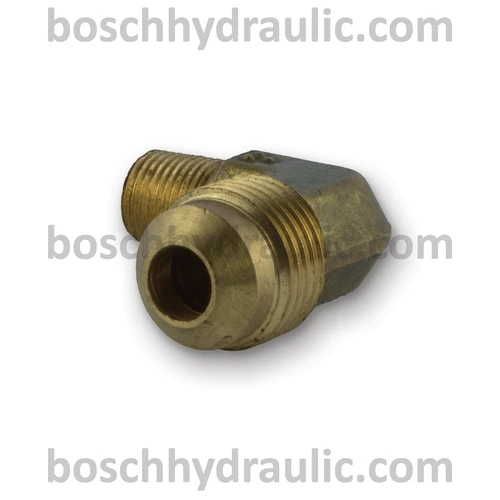 BRASS NPT M -02 X SAE 45 M -06; 90° ELBOW