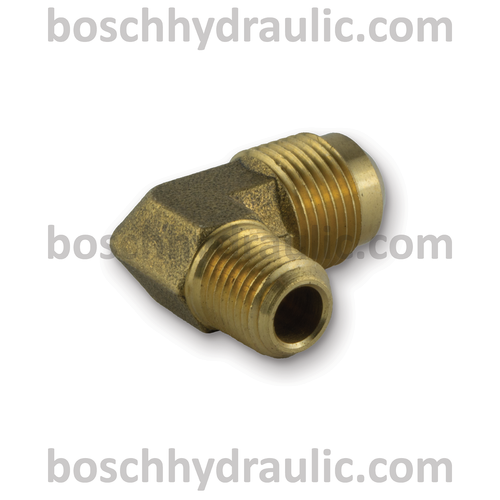 BRASS NPT M -04 X SAE 45 M -08; 90° ELBOW