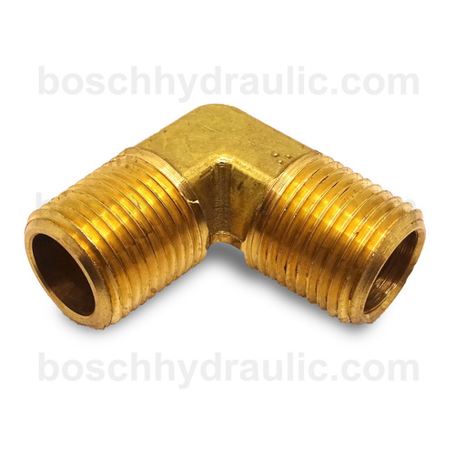 Brass NPT M -04 X NPT M -04; 90° Elbow