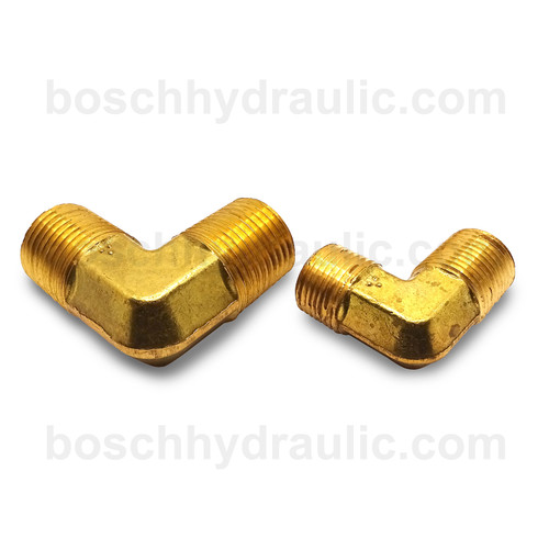 Brass NPT M -06 X NPT M -04; 90° Elbow