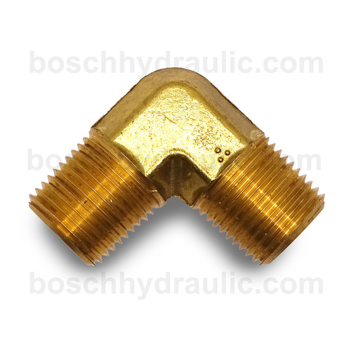 Brass NPT M -06 X NPT M -04; 90° Elbow