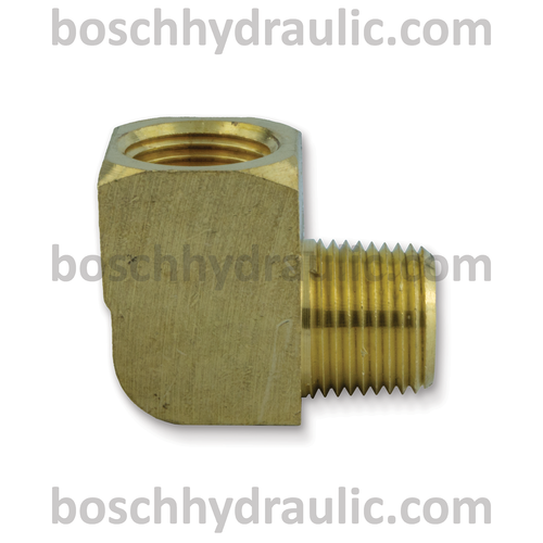 Brass NPT M -06 X NPT F -06; 90° Elbow