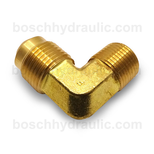 BRASS NPT M -06 X SAE 45 M -08; 90° ELBOW