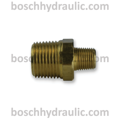 Brass NPT -06 X NPT -02 Hex Nipple