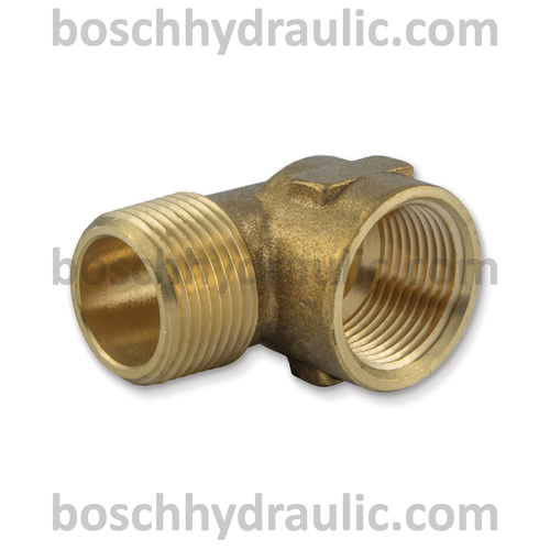 Brass NPT M -12 X NPT F -12; 90° Elbow
