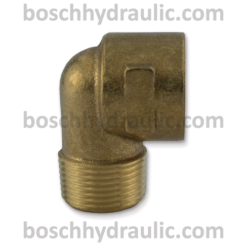 Brass NPT M -12 X NPT F -12; 90° Elbow