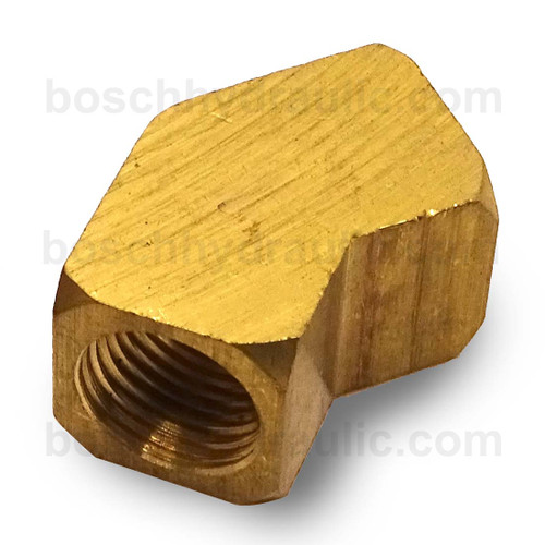 Brass NPT F -16 X NPT F -16; 45° Elbow