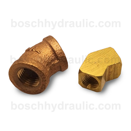 Brass NPT F -20 X NPT F -20; 45° Elbow