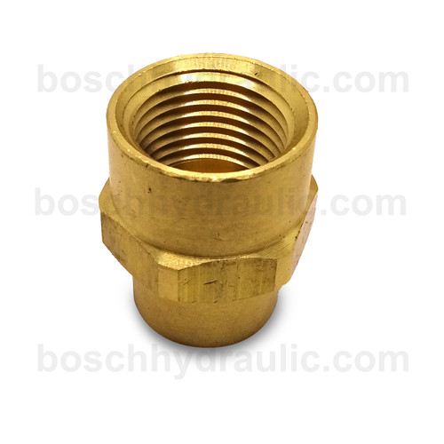 Brass NPT F -04 X NPT F -02 Coupler