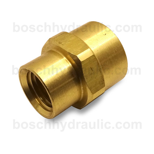 Brass NPT F -08 X NPT F -06 Coupler