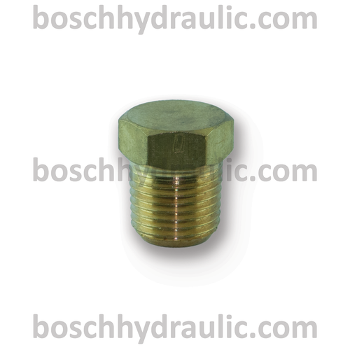 Brass Hex Head Plug -02 NPT