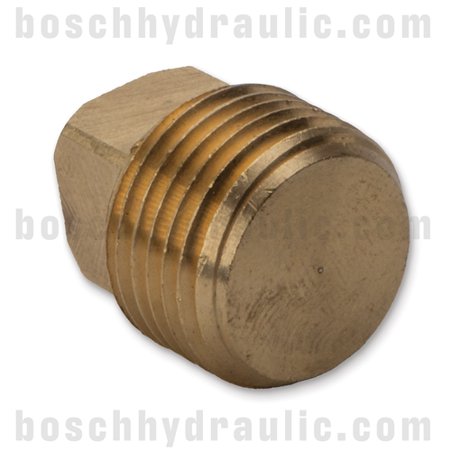 BRASS SQUARE HEAD PLUG -06 NPT