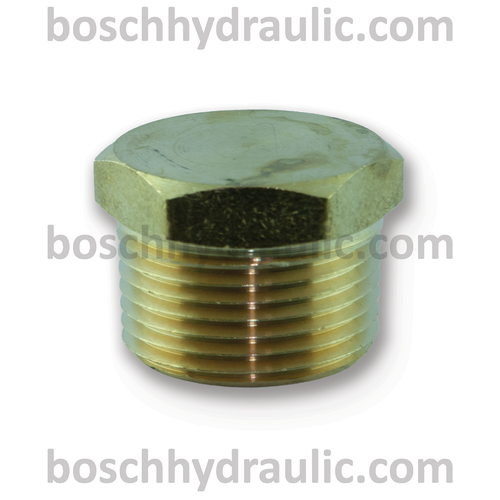 Brass Hex Head Plug -12 NPT