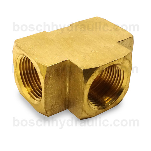 Brass NPT F -20 X NPT F -20, Branch Tee