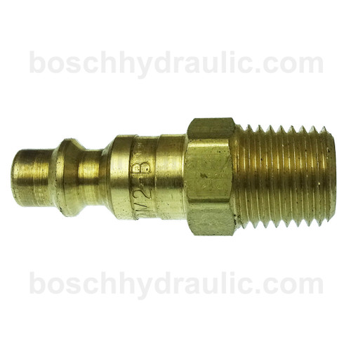 Industrial 1/4 Nipple X 1/4 NPT M Brass