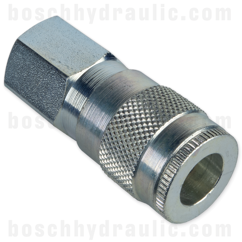TRUFLATE 1/2 COUPLER X -08 NPT FEMALE STEEL