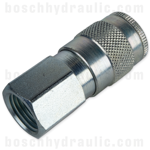 TRUFLATE 1/2 COUPLER X -08 NPT FEMALE STEEL