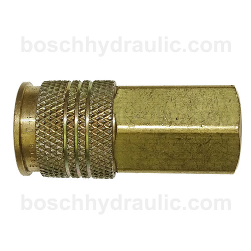 UNI 1/4 Auto Coupler X 3/8 NPT F Steel
