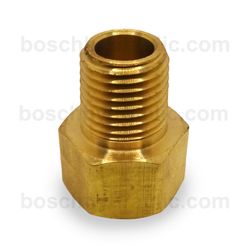 BRASS NPT M -06 X INVERTED FLARE F -08