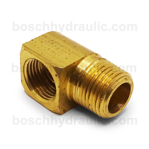 BRASS NPT M -04 X INVERTED FLARE F -06; 45° ELBOW