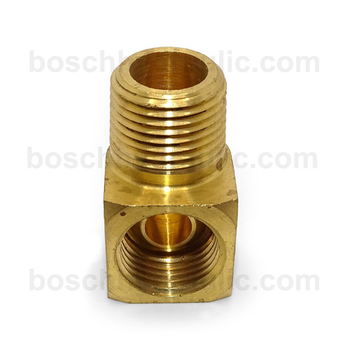 BRASS NPT M -04 X INVERTED FLARE F -04; 90° ELBOW