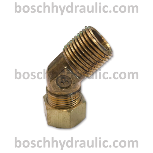 BRASS NPT M -08 X COPPER TUBE -10; 45° ELBOW