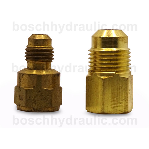 BRASS NPT F -04 X SAE 45 M -04