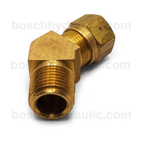 BRASS NPT M -06 X COPPER TUBE -08; 45° ELBOW