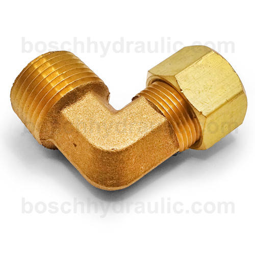 BRASS NPT M -08 X COPPER TUBE -08; 90° ELBOW