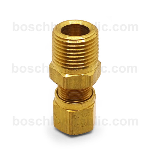 BRASS NPT M -02 X DOT NYLON COMP -04