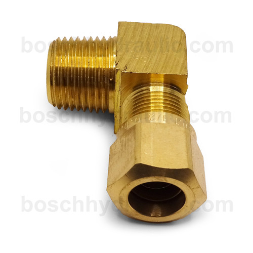 BRASS NPT M -08 X DOT NYLON COMP -04; 90° ELBOW