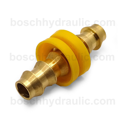 BRASS HOSE MENDER PUSH ON -06 X -06