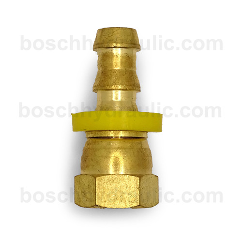 BRASS JIC/SAE 45 F -08 X PUSH ON -06