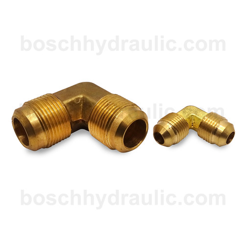 BRASS SAE 45 M -12 X  SAE 45 M -12; 90° ELBOW
