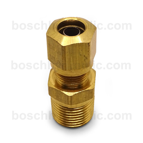 BRASS NPT M -06 X DOT NYLON COMP -06