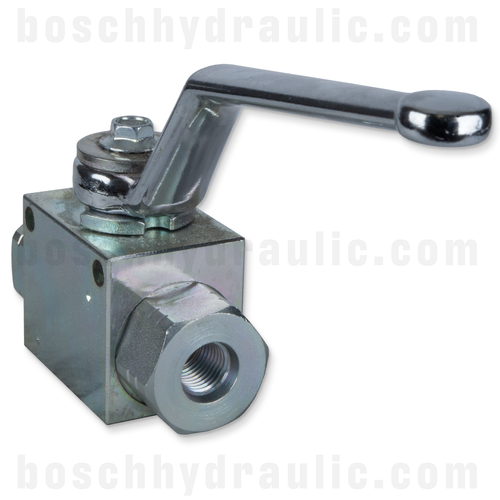 BALL VALVE; 2 WAY, 1/4" ORB 7250 PSI