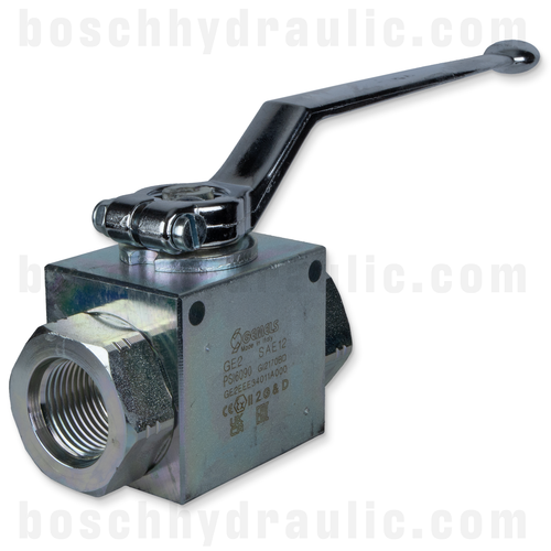 BALL VALVE; 2 WAY, 3/4" ORB 7250 PSI