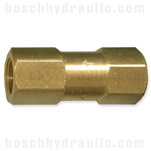 CHECK VALVE; 3/8 NPT-3000 PSI HIGH PRESSURE BRASS