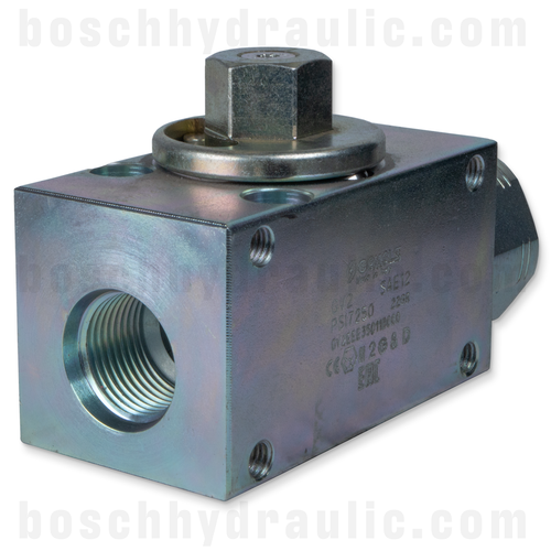 BALL VALVE; 2 WAY, EXCAVATOR 3/4 ORB-7250 PSI