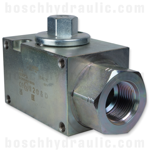 BALL VALVE; 2 WAY, EXCAVATOR 1 ORB-7250 PSI