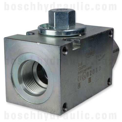 BALL VALVE; 2 WAY, EXCAVATOR 1 ORB-7250 PSI