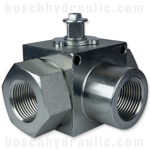 BALL VALVE 3 WAY 1" NPT 5075 PSI